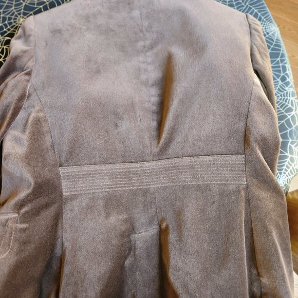 Brown Velvet Blazer - Picture 5 of 7